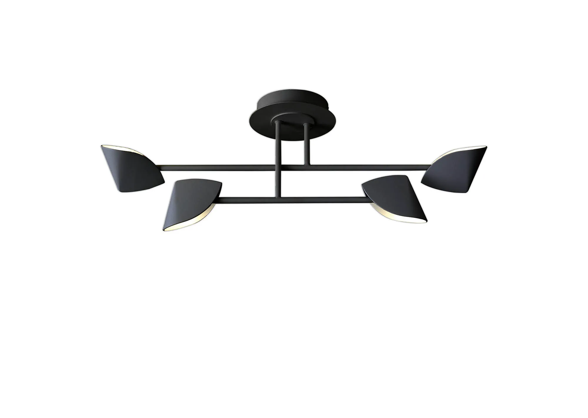 Capuccina Black Ceiling Lights Mantra Semi Flush Fittings Capuccina Black Ceiling Lights Mantra Semi Flush Fittings